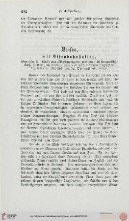 Neufra: mit Eisenbahnstation