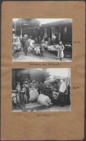 Verladen der Feldpost