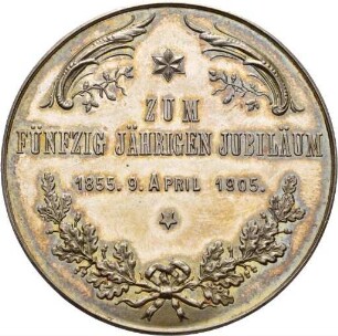 Medaille auf das 50-jährige Logenjubiläum 1905