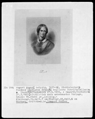 Bildnis Charlotte Brontë