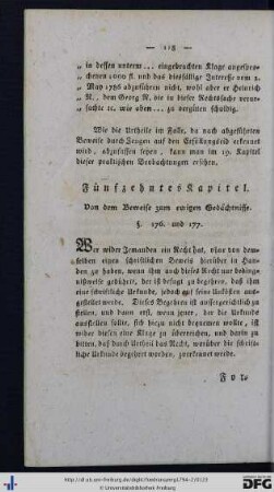 Fünfzehntes Kapitel. Von dem Beweise zum ewigen Gedächtnisse.