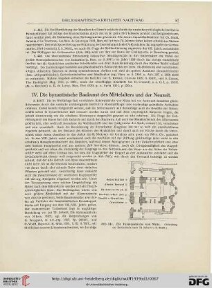 IV. Die byzantinische Baukunst des Mittelalters und der Neuzeit