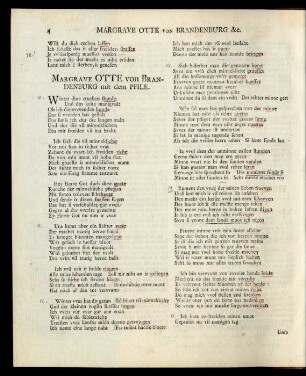 Margrave Otte Von Brandenburg mit dem Pfile.