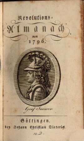 Revolutions-Almanach, 1796