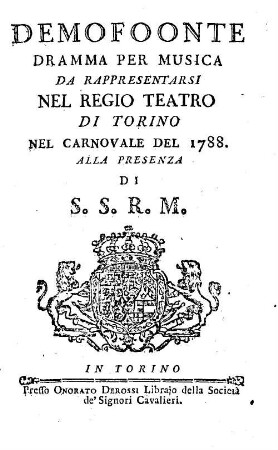 Demofoonte : Dramma Per Musica