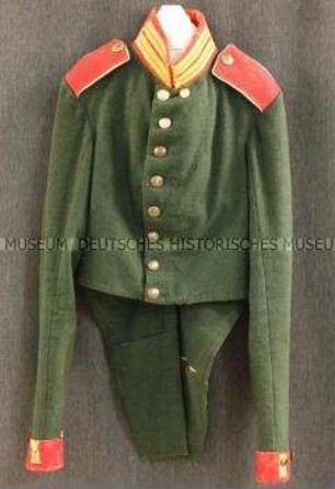 Uniformrock für Mannschaften, Garde-Jäger-Bataillon, Preußen