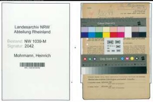 Entnazifizierung Heinrich Mohrmann , geb. 07.02.1898 (Landwirt)