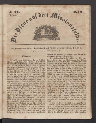 N°. 11. November. 1849