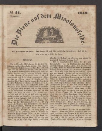 N°. 11. November. 1849