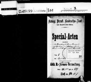 Armenstiftungen Bürgermeisterei Loevenich