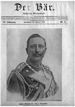 Kaiser Wilhelm II. Zum 41. Geburtstage