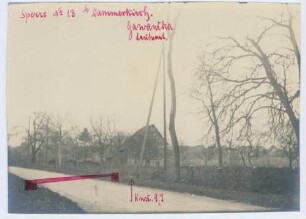 Foto der geplanten Automobilsperre Nr. 13 bei Dammerkirch