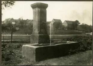 Laufbrunnen, Sandstein