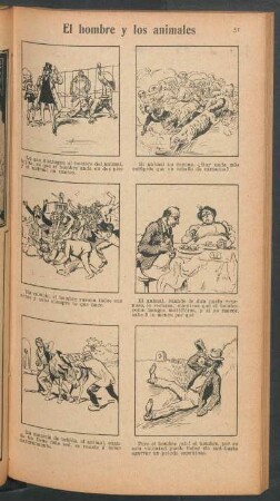 El hombre y los animales - [Cómic]
