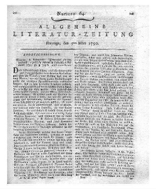 Osservazioni storiche, naturali, politiche intorno la Valachia e Moldavia. Neapel: Raimondi 1788