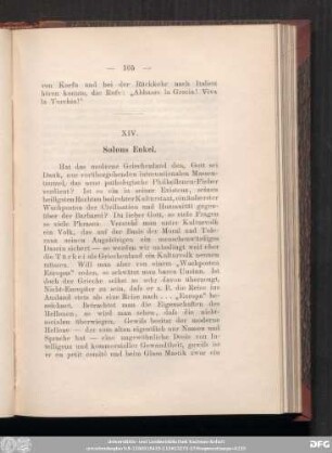 XIV. Solons Enkel.