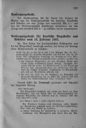 Versorgungskasse.