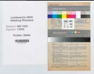 Entnazifizierung Stefan Kucken, geb. 16.06.1899 (Vers.Angest.)
