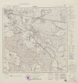 2654 (alte Nr.: 1241) Altdamm, Meßtischblatt (4cm - Karte)