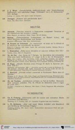 Numismatik (Nr. 207-208)
