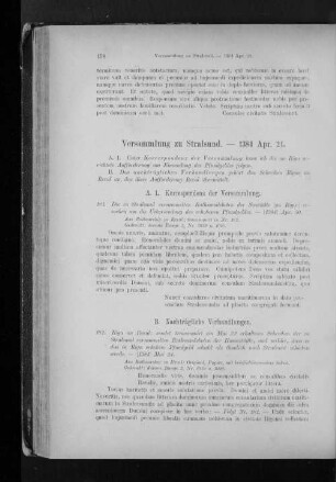 Versammlung zu Stralsund. - 1384 Apr. 24.