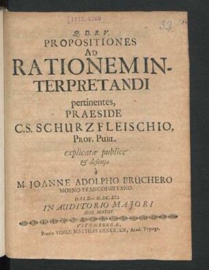 Propositiones Ad Rationem Interpretandi pertinentes