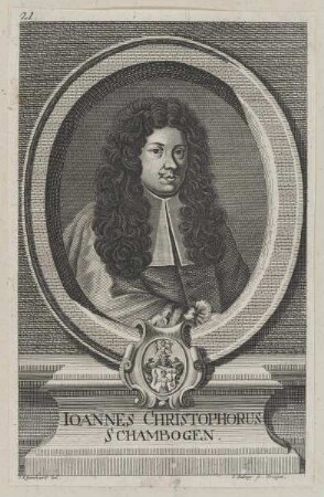 Bildnis des Ioannes Christophorus Schambogen