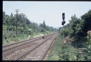 Einfahrsignal Bf. Heilbronn aus Ri. Leingarten