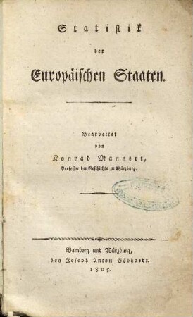 Statistik der Europäischen Staaten