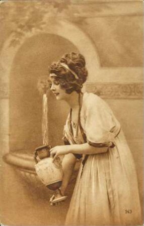 [Porträt einer Frau mit Vase]