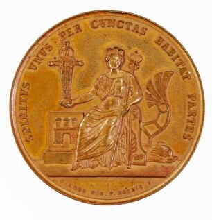 Gedenkmedaille auf den Hamburger Kongress deutscher Ärzte und Naturforscher 1830 (9. Versammlung)
