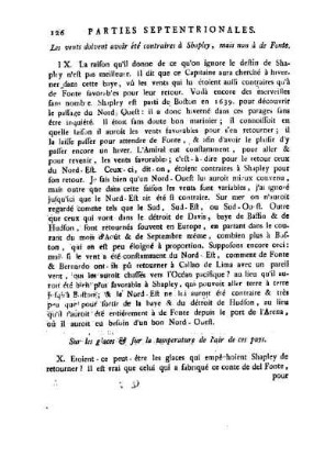 Les vents doivent avoir été contraires à Shapley, mais non à de Fonte