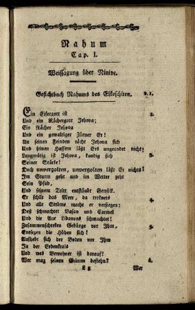 Nahum - Anmerkungen über Nahum.