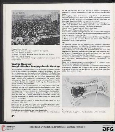 6: Walter Gropius' Projekt für den Sowjetpalast in Moskau