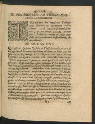In Posteriorem Ad Thessalonicenses Commentarius.