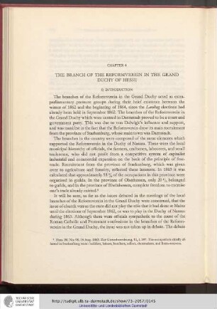 Chapter 4: The branch of the Reformverein in the Grand Duchy of Hesse