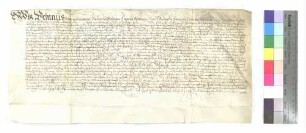 Lehenbrief Kloster Wiblingen über einen Hof zu Hüttisheim