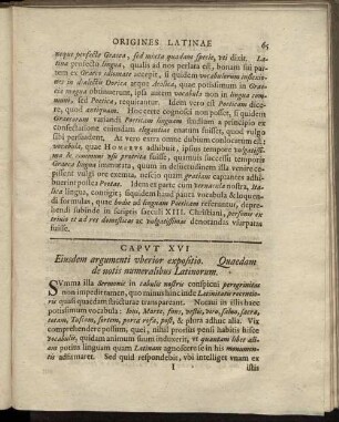 Caput XVI Eiusdem argumenti uberior expositio. [...]