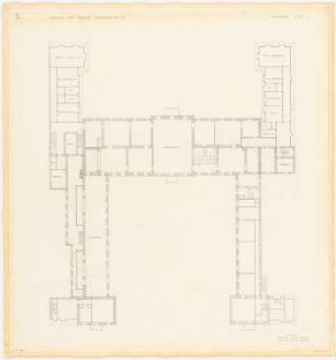 Dienstwohnung des Reichsaußenministers Joachim von Ribbentrop, Berlin-Mitte Umbau: Grundriss OG 1:100