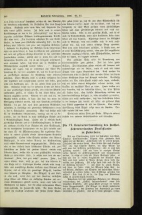 ¬Die¬ VI. Generalversammlung des Kathol. Lehrerverbandes Deutschlands zu Paderborn