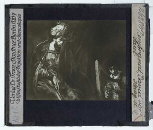 Rembrandt, David und Saul (Den Haag MH 621)