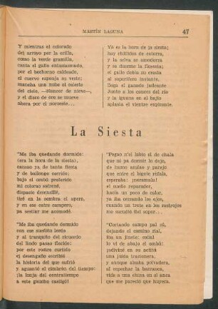 La siesta
