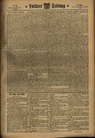 Dritte Ausgabe vom Samstag, den 08. Oktober 1910.