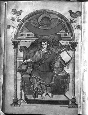 Ada-Handschrift (Codex Aureus) — Evangelist Markus, Folio 59verso