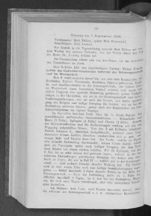 Sitzung am 7. September 1886.