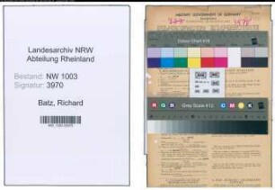 Entnazifizierung Richard Batz , geb. 23.08.1894 (Architekt)