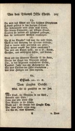 62. Offenb. 20,11. [et]c. ...