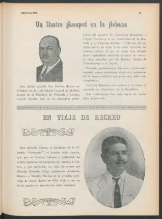 Un ilustre huésped en la Habana