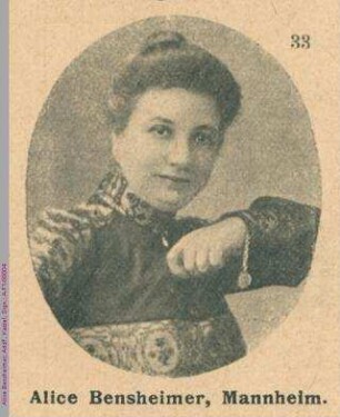 Porträt von Alice Bensheimer