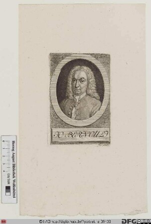 Bildnis Johann I Bernoulli